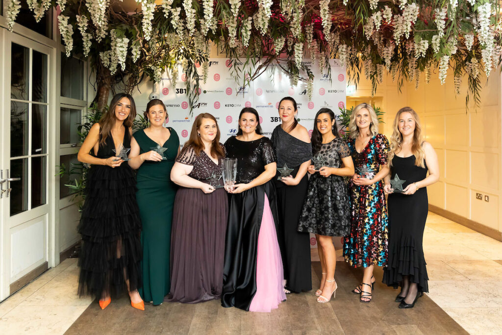 OSM PHOTO - 17/11/2022 - REPRO FREE -

Kate Lynch, Clodagh ODonovan,  Janna mullaney, Sian Horn, Aine Catherine Casey, Katherine Griffin, Judie Russell pictured at The Female Founder Awards which took place in Maryborough Hotel to celebrate women in business.
Picture: Alison Miles /OSM PHOTO