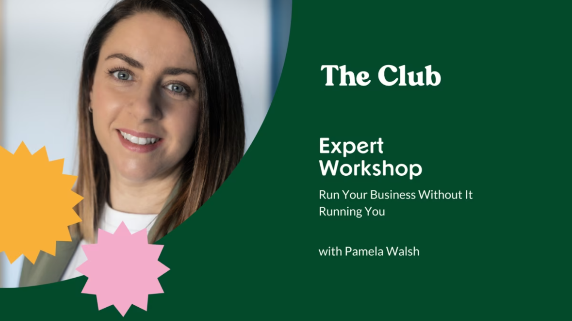 image of workshop host Pamela Walsh